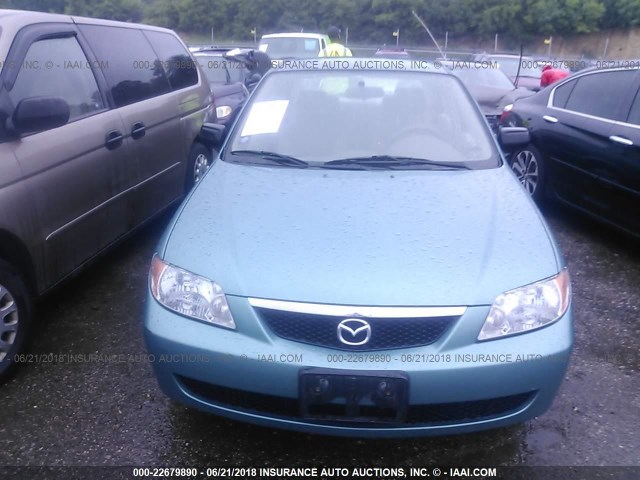 JM1BJ225210421181 - 2001 MAZDA PROTEGE LX/ES ტალღისფერი ფოტო 6