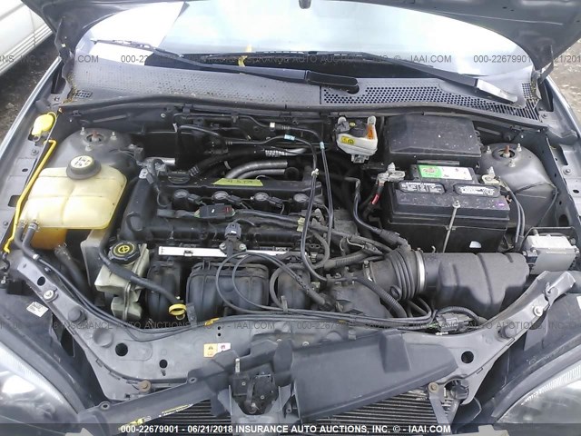 1FAHP31N57W283695 - 2007 FORD FOCUS ZX3/S/SE/SES GRAY photo 10