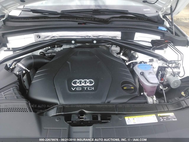 WA1VVAFP8GA033148 - 2016 AUDI Q5 TDI/PRESTIGE WHITE photo 10