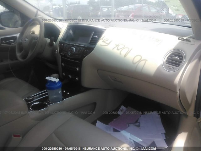 5N1AR2MM3EC684904 - 2014 NISSAN PATHFINDER S/SV/SL/PLATINUM 白色 照片 5