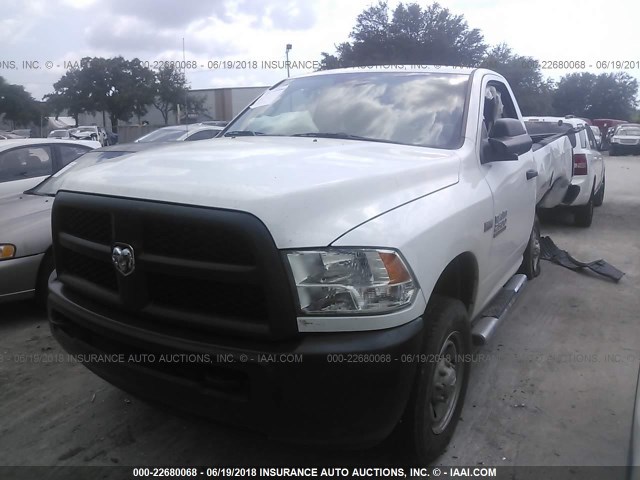 3C6MR5AJ7JG166371 - 2018 RAM 2500 ST WHITE photo 2