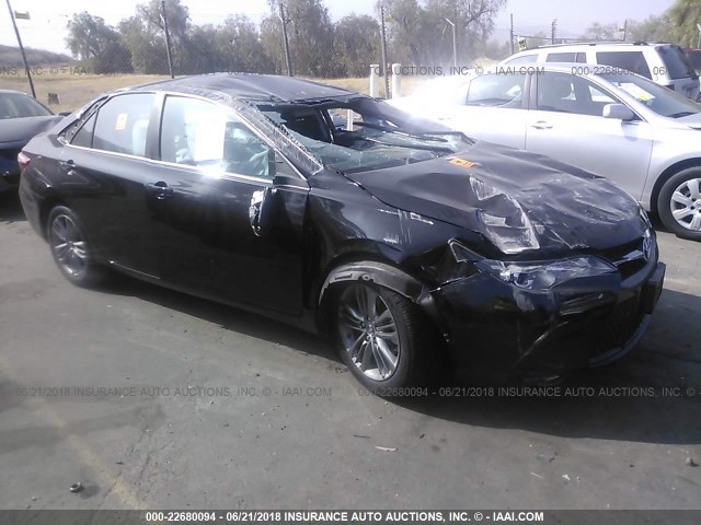4T1BF1FK1FU995682 - 2015 TOYOTA CAMRY LE/XLE/SE/XSE BLACK photo 1