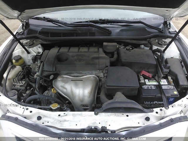 4T1BF3EK0BU743672 - 2011 TOYOTA CAMRY SE/LE/XLE 白色 照片 10