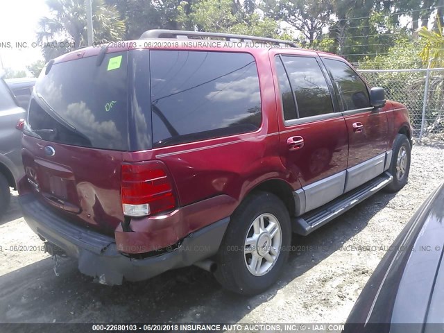 1FMPU15536LA61052 - 2006 FORD EXPEDITION XLT RED photo 4