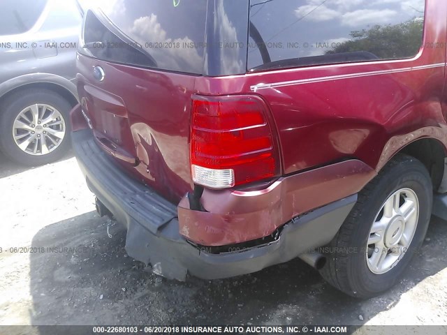1FMPU15536LA61052 - 2006 FORD EXPEDITION XLT RED photo 6