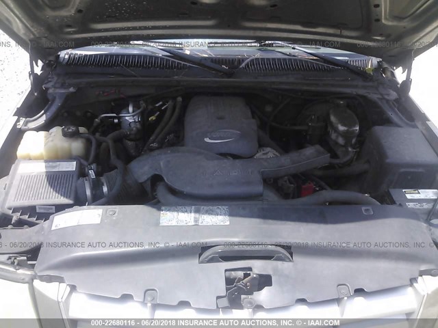 1GYEC63T23R202614 - 2003 CADILLAC ESCALADE LUXURY ნაცრისფერი ფოტო 10