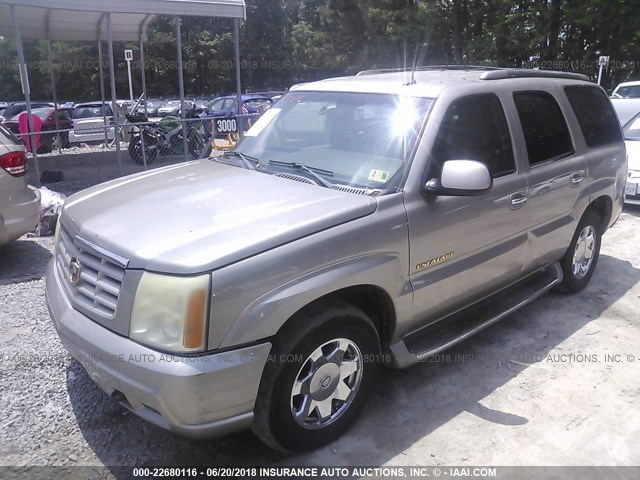 1GYEC63T23R202614 - 2003 CADILLAC ESCALADE LUXURY ნაცრისფერი ფოტო 2