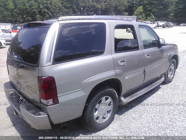 1GYEC63T23R202614 - 2003 CADILLAC ESCALADE LUXURY ნაცრისფერი ფოტო 4