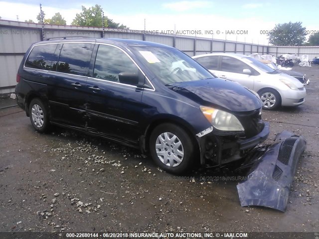 5FNRL38278B098298 - 2008 HONDA ODYSSEY LX BLUE photo 1