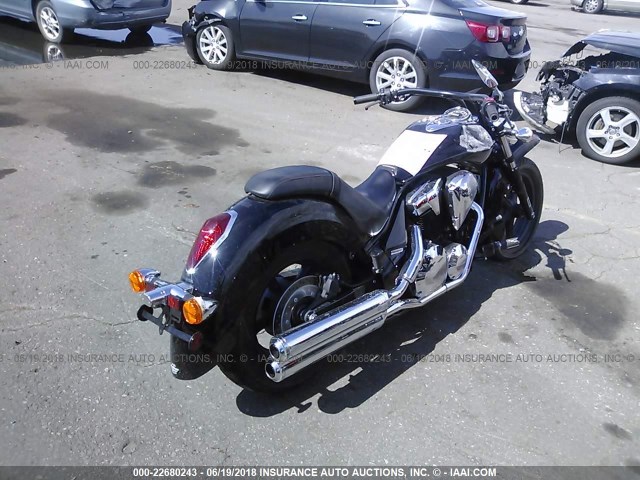 JH2SC6609EK400104 - 2014 HONDA VT1300 CR BLACK photo 4