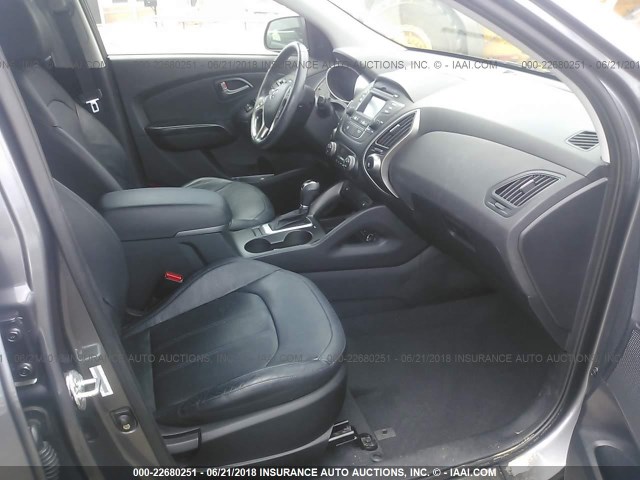 KM8JU3AG0EU797237 - 2014 HYUNDAI Tucson GLS/LIMITED/SE GRAY photo 5