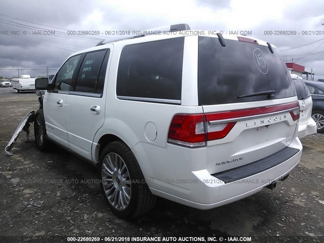 5LMJJ2JT9FEJ06456 - 2015 LINCOLN NAVIGATOR 白色 照片 3