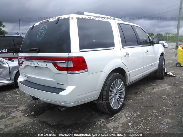 5LMJJ2JT9FEJ06456 - 2015 LINCOLN NAVIGATOR 白色 照片 4