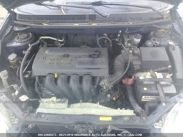 2T1KR32E03C039870 - 2003 TOYOTA COROLLA MATRIX XR Dark Blue photo 10