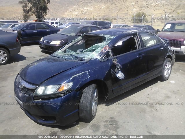 2HGFA1F62BH535355 - 2011 HONDA CIVIC LX-S Mavi foto 2