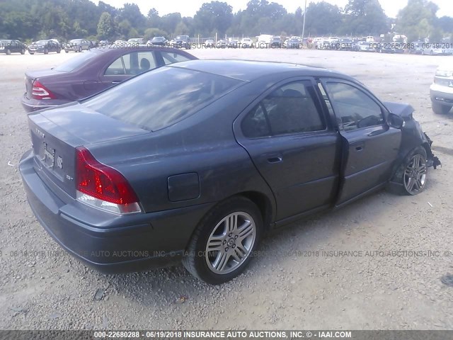 YV1RS592382672437 - 2008 VOLVO S60 2.5T GRAY photo 4