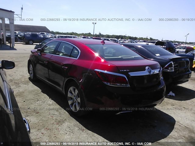 1G4GH5E36DF178212 - 2013 BUICK LACROSSE PREMIUM RED photo 3