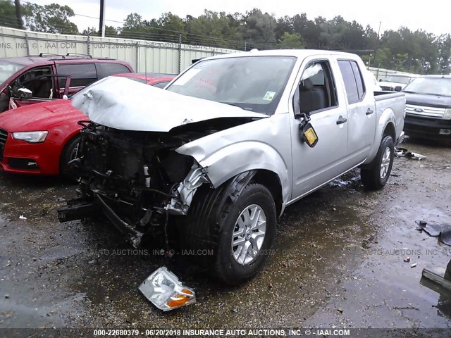 1N6AD0EV5EN711665 - 2014 NISSAN FRONTIER S/SV/SL/PRO-4X SILVER photo 2