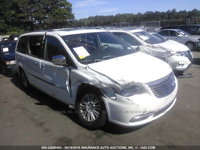 2C4RC1GG2DR776942 - 2013 CHRYSLER TOWN & COUNTRY LIMITED WHITE photo 1