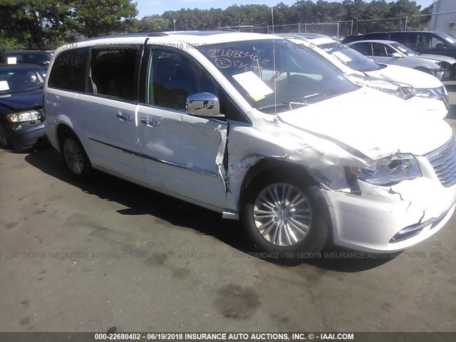 2C4RC1GG2DR776942 - 2013 CHRYSLER TOWN & COUNTRY LIMITED WHITE photo 6