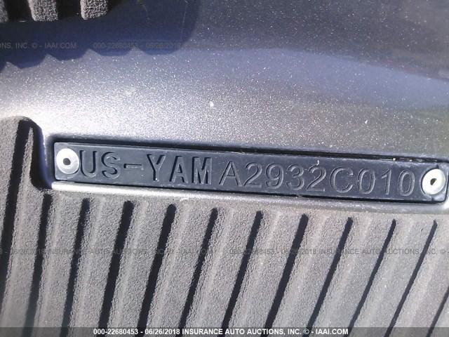 YAMA2932C010 - 2010 YAMAHA PERSONAL WATERCRAFT  TAN photo 9