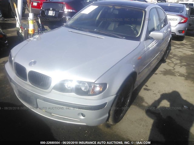 WBAEV53453KM32091 - 2003 BMW 330 I SILVER photo 2