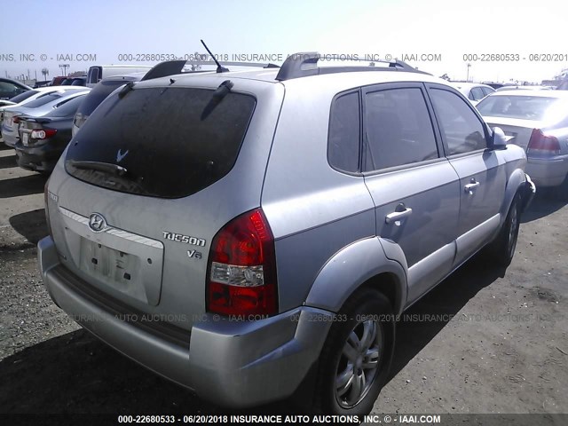 KM8JN12D36U461931 - 2006 HYUNDAI TUCSON GLS/LIMITED 银色 照片 4