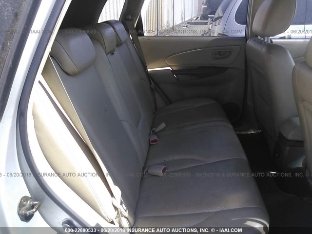 KM8JN12D36U461931 - 2006 HYUNDAI TUCSON GLS/LIMITED SILVER photo 8