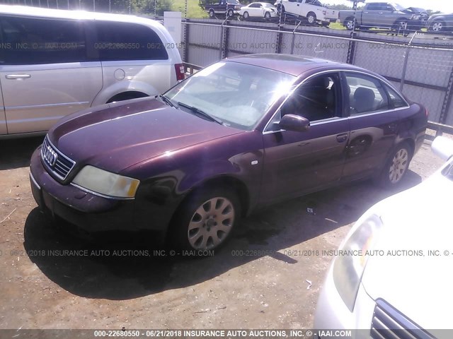 WAUAA24B3XN114299 - 1999 AUDI A6 BROWN photo 2