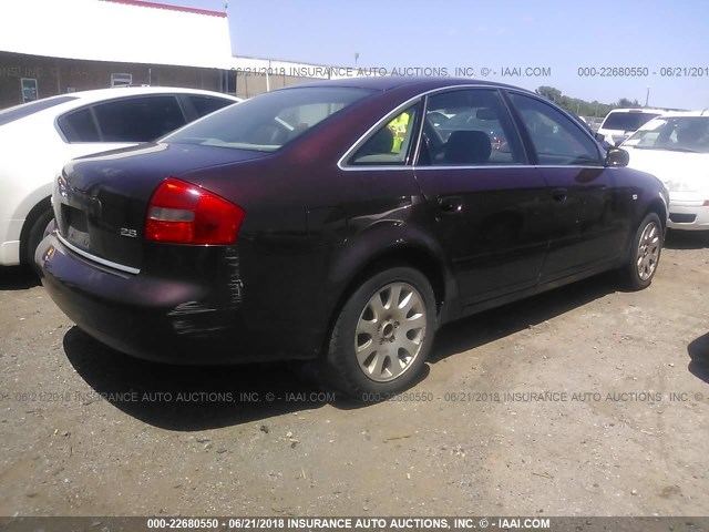 WAUAA24B3XN114299 - 1999 AUDI A6 BROWN photo 4