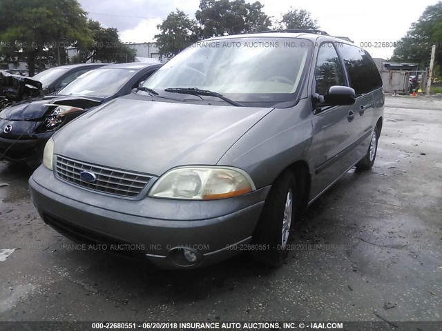 2FMZA514X3BB65832 - 2003 FORD WINDSTAR LX GREEN photo 2