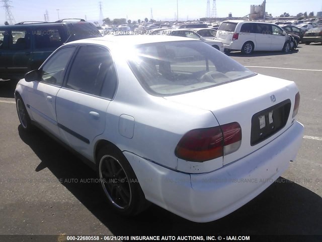 1HGEJ6670TL025981 - 1996 HONDA CIVIC LX თეთრი ფოტო 3
