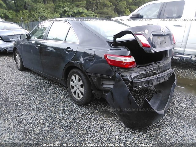 4T1BK46K69U098181 - 2009 TOYOTA CAMRY SE/LE/XLE BLACK photo 3