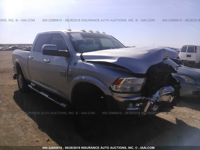 3C63D3EL8CG153240 - 2012 DODGE RAM 3500 LARAMIE SILVER photo 1