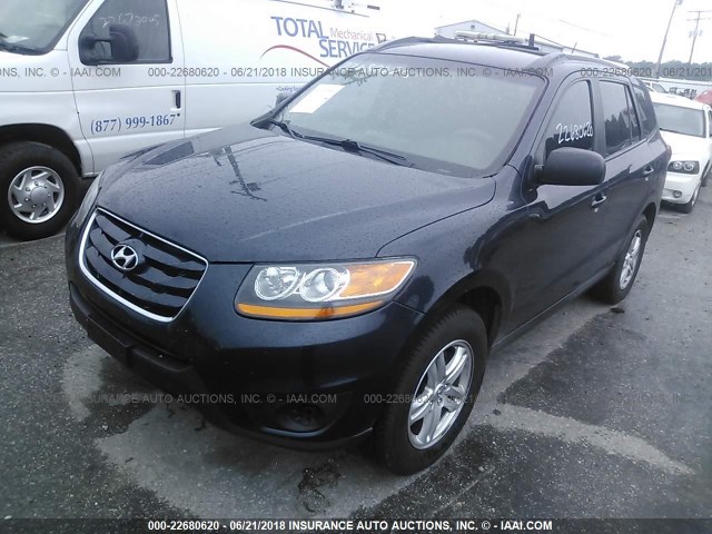 5XYZGDAB7BG080694 - 2011 HYUNDAI SANTA FE GLS BROWN photo 2