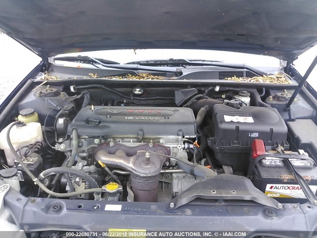 4T1BE32K75U020154 - 2005 TOYOTA CAMRY LE/XLE/SE Mavi foto 10