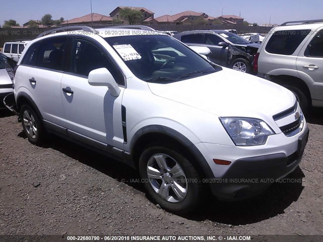 3GNAL2EK9DS631126 - 2013 CHEVROLET CAPTIVA LS WHITE photo 1