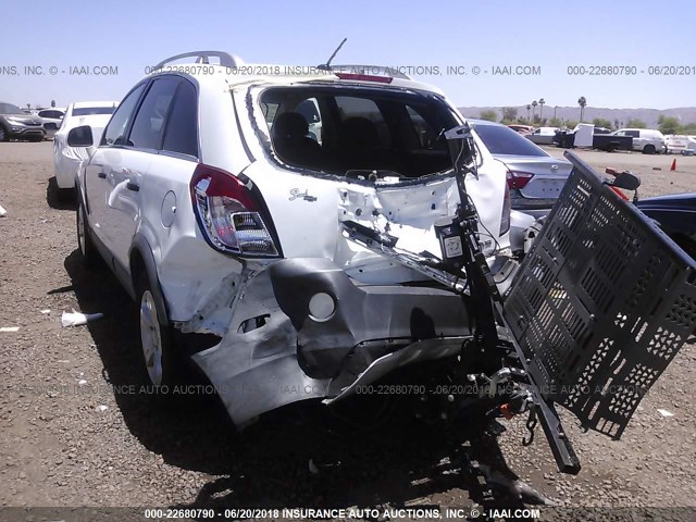 3GNAL2EK9DS631126 - 2013 CHEVROLET CAPTIVA LS WHITE photo 6