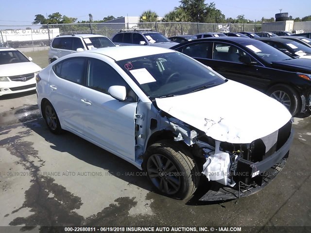 5NPD84LF7JH227210 - 2018 HYUNDAI ELANTRA SEL/VALUE/LIMITED WHITE photo 6