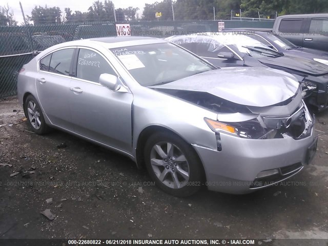 19UUA8F51EA007512 - 2014 ACURA TL TECH SILVER photo 1