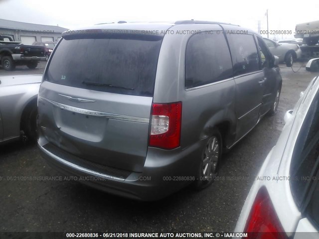 2C4RC1BG4GR301580 - 2016 CHRYSLER TOWN & COUNTRY TOURING GRAY photo 4