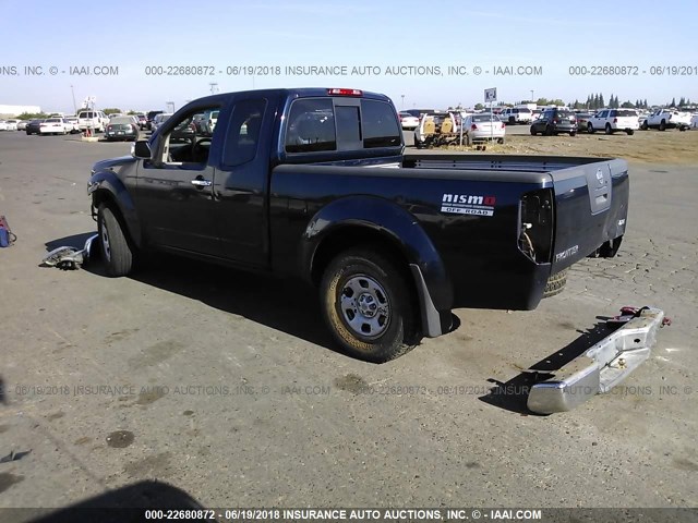 1N6AD06W57C455193 - 2007 NISSAN FRONTIER KING CAB LE/SE/OFF ROAD BLUE photo 3