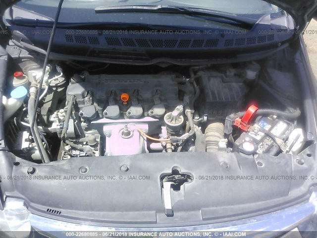 2HGFA1F9XAH519350 - 2010 HONDA CIVIC EXL ყავისფერი ფოტო 10