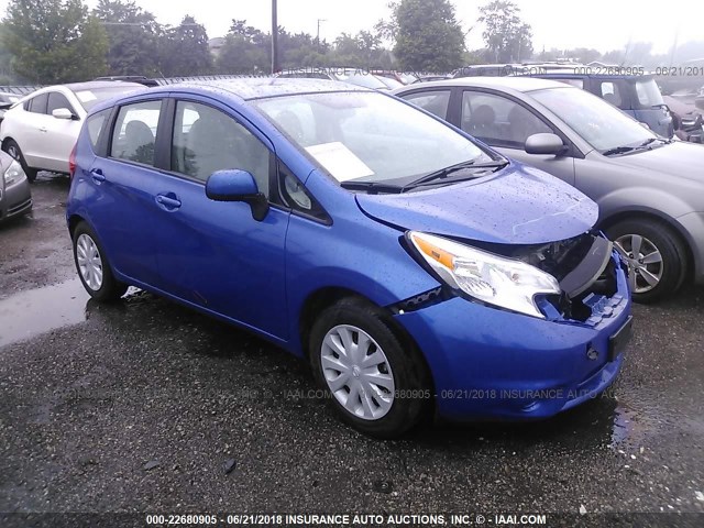3N1CE2CP1EL368400 - 2014 NISSAN VERSA NOTE S/S PLUS/SV/SL BLUE photo 1