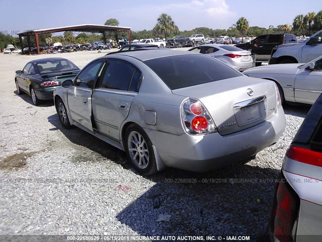 1N4AL11D96C182720 - 2006 NISSAN ALTIMA S/SL SILVER photo 3