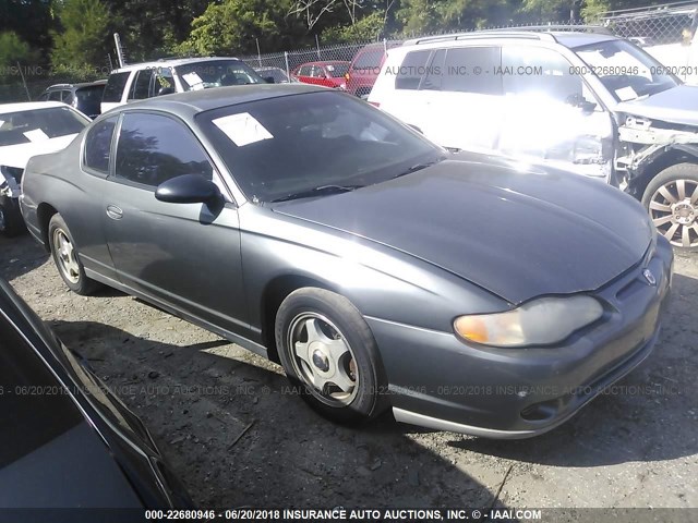 2G1WW12E259114756 - 2005 CHEVROLET MONTE CARLO LS Сұр фото 1