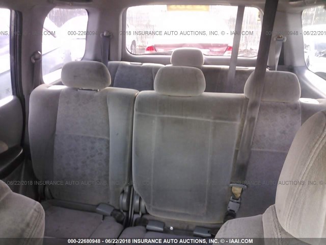 2HKYF18195H542065 - 2005 HONDA PILOT LX GRAY photo 8