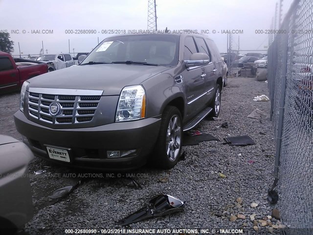 1GYS4BEFXCR111025 - 2012 CADILLAC ESCALADE LUXURY Qəhvəyi foto 2