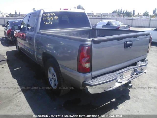 2GCEC13V071147265 - 2007 CHEVROLET SILVERADO C1500 CLASSIC CREW CAB GRAY photo 3