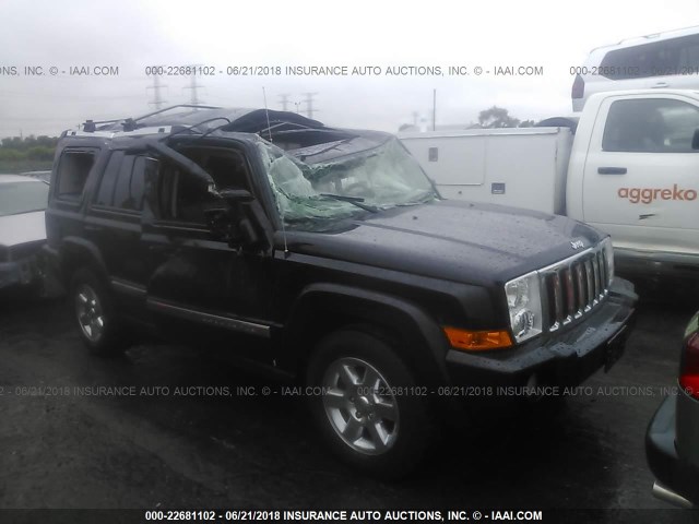 1J8HH58N58C175890 - 2008 JEEP COMMANDER LIMITED BLACK photo 1